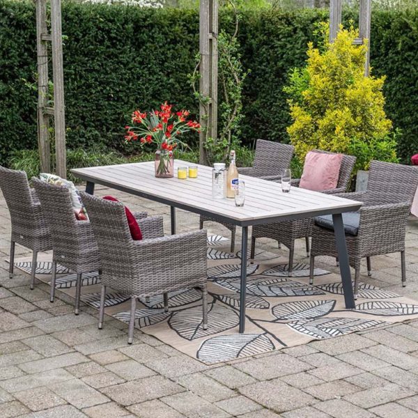 Garden Impressions Vigo Tuintafel Light Teak - 230x100 cm - Afbeelding 6