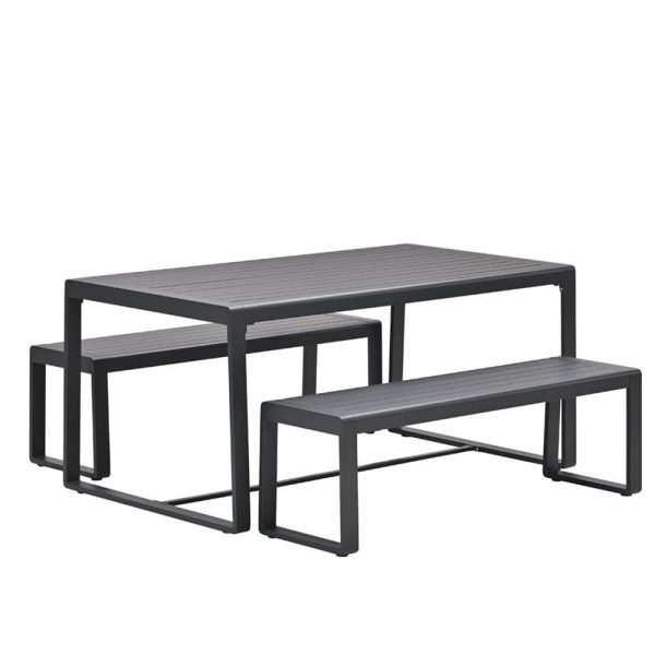 Garden Impressions Amada Picknick Set - Carbon Black - Afbeelding 2
