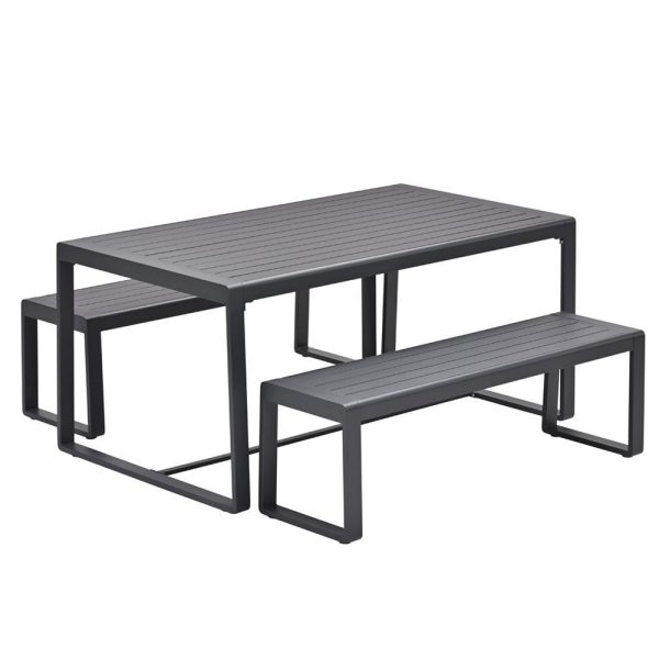 Garden Impressions Amada Picknick Set - Carbon Black