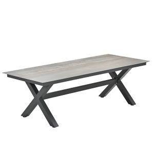 Garden Impressions Marbella Tuintafel Rome Bronze - 240x100 cm