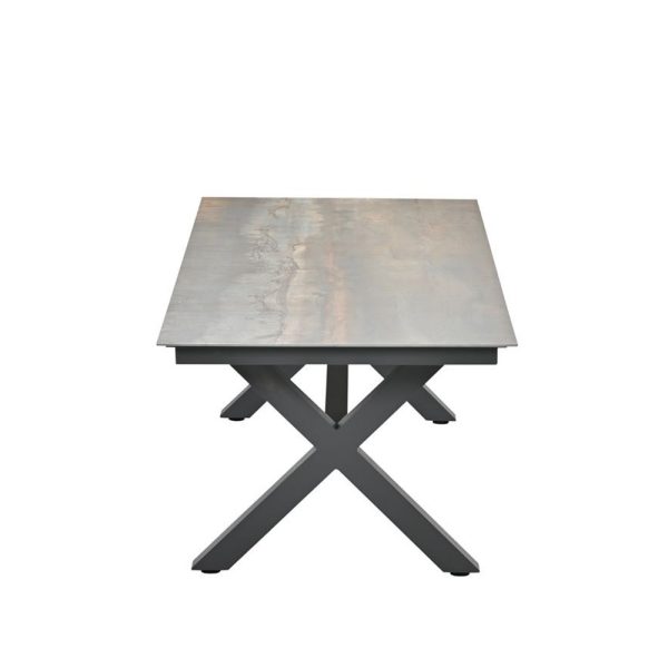 Garden Impressions Marbella Tuintafel Rome Bronze - 240x100 cm - Afbeelding 2