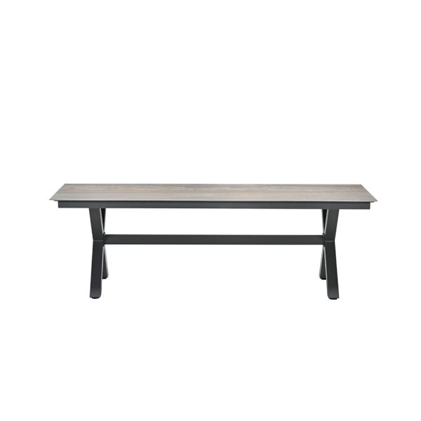 Garden Impressions Marbella Tuintafel Rome Bronze - 240x100 cm - Afbeelding 3
