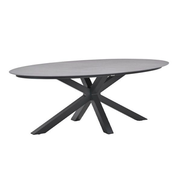 Garden Impressions Scotland Tuintafel Napoli Grey - 230x115 cm - Afbeelding 2