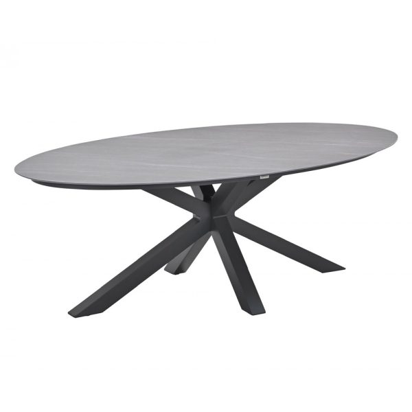 Garden Impressions Scotland Tuintafel Napoli Grey - 230x115 cm