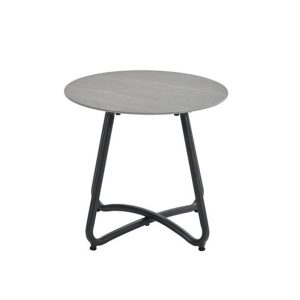 Garden Impressions Vento Bijzettafel Carbon Black - Ø45xH41 cm