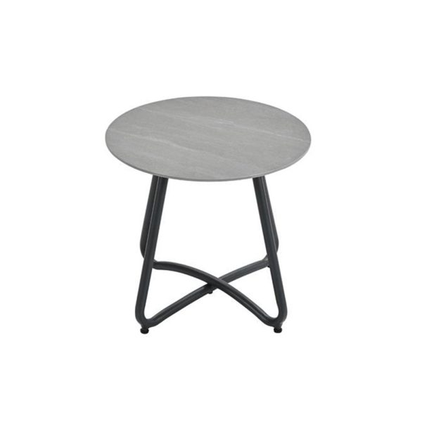 Garden Impressions Vento Bijzettafel Carbon Black - Ø45xH41 cm - Afbeelding 2