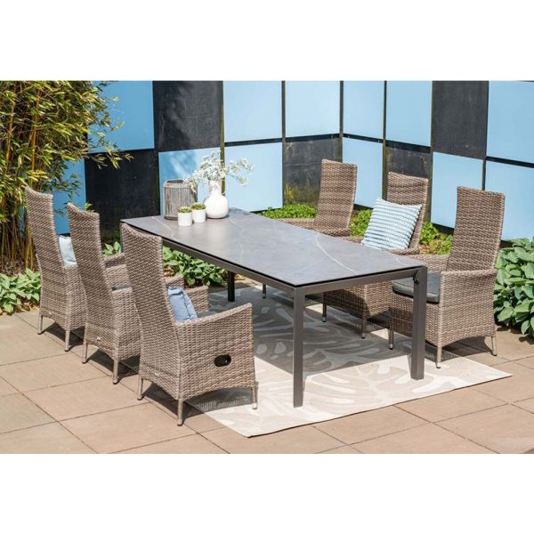 Garden Impressions Domingo Tuintafel - 230x100 cm - Afbeelding 6