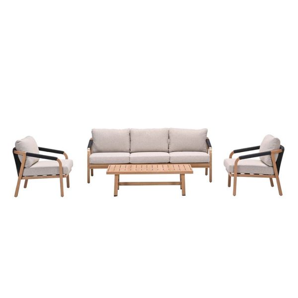Garden Impressions Monti Sofa Loungeset 4 dlg - Gobi Sand - Afbeelding 2