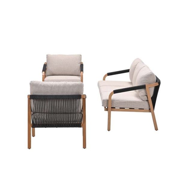 Garden Impressions Monti Sofa Loungeset 4 dlg - Gobi Sand - Afbeelding 3