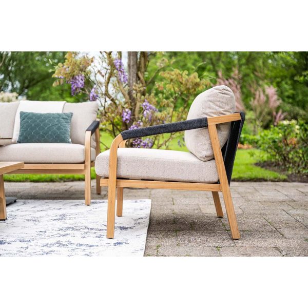Garden Impressions Monti Sofa Loungeset 4 dlg - Gobi Sand - Afbeelding 11