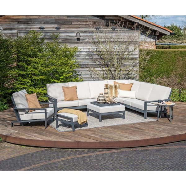 Garden Impressions Lincoln Hoek Loungeset - Desert Sand - Afbeelding 6