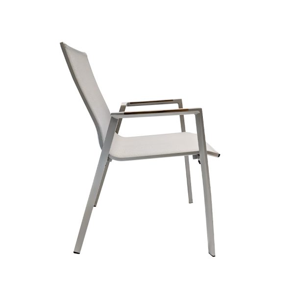 Trestino Altona Tuinstoel - Silver Grey - Afbeelding 2