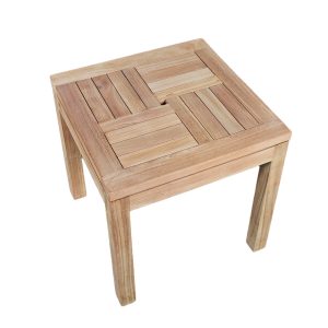 Bajo Bijzettafel 50x50 - Teak
