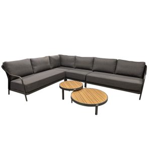 Trestino Dune Hoek Loungeset 6 dlg - Antraciet