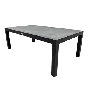 Trestino Lounge Tuintafel Antraciet Keramiek - 120x70 cm