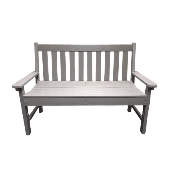 Milford Tuinbank Light Grey - 131 cm