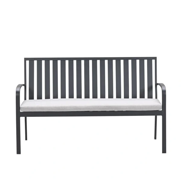 Garden Impressions Bruno Parkbank 150 cm - Carbon Black/Valley Sand