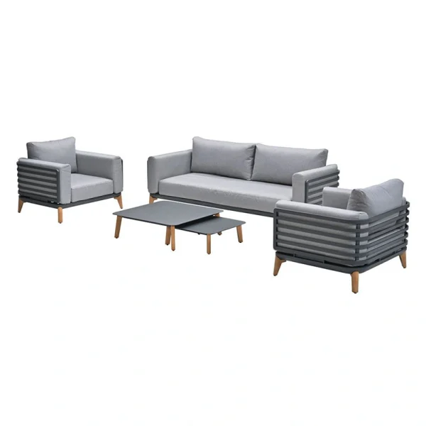 Garden Impressions Carmen Sofa Loungeset - Antraciet