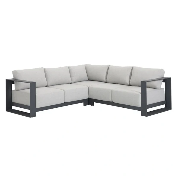Garden Impressions Levanto Hoek Loungebank - Carbon Black