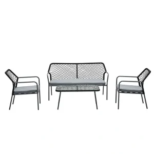 Garden Impressions Turin Sofa Loungeset - Black