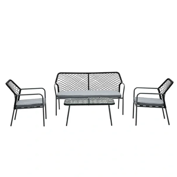 Garden Impressions Turin Sofa Loungeset - Black