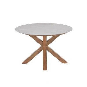 Garden Impressions Lowland Tuintafel Napoli Sand - Ø120 cm