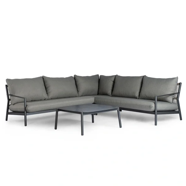Tierra Outdoor Monti Loungeset - Charcoal