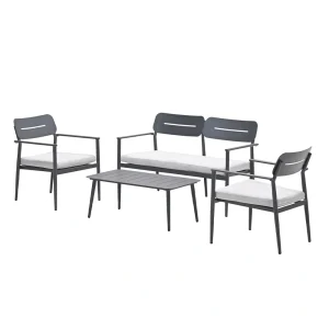 Garden Impressions Morella Sofa Loungeset - Carbon Black/Valley Sand