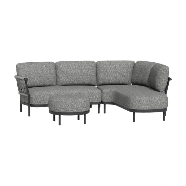 Tierra Outdoor Fresca Loungeset - Charcoal