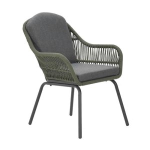 Garden Impressions Triton dining stoel - Mosgroen
