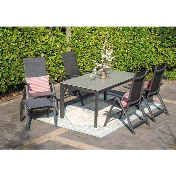 Garden Impressions Domingo Tuintafel - 160x90 cm - Afbeelding 5