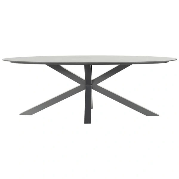 Hartman Xander Tuintafel Ovaal - Antraciet - Afbeelding 2