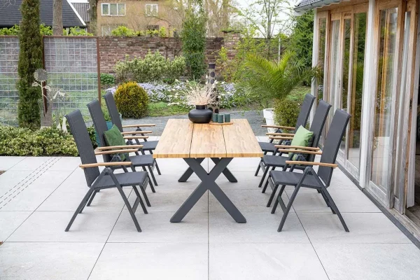 Garden Impressions Zeus Dining Tuintafel - 220x100 cm - Afbeelding 5