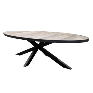 Altos Tuintafel Ovaal Antraciet - 240x116 cm