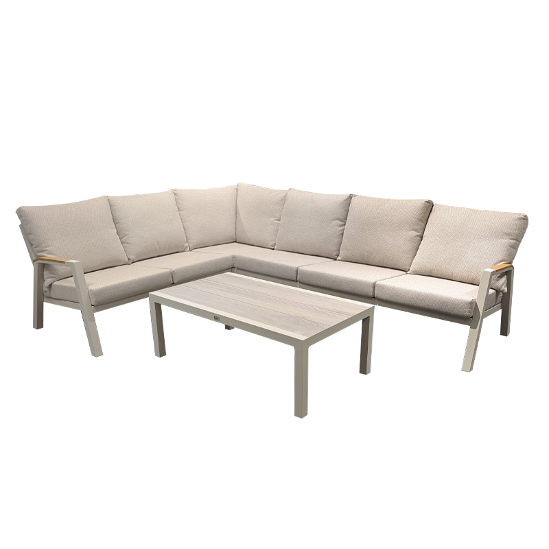 Alzano Hoek Loungeset - Latte - Afbeelding 2