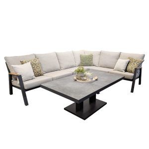 Alzano Hoek Murcia Loungeset - Antraciet