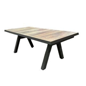 Formosa Verstelbare Tuintafel Antraciet - 205/265x103 cm