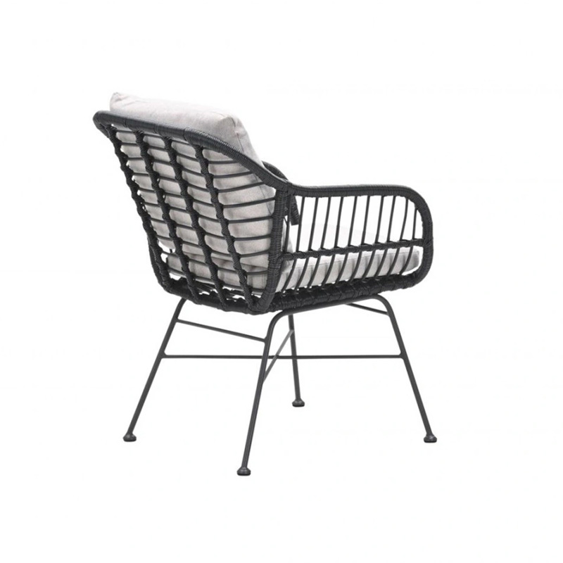 Garden Impressions Margriet Dining Fauteuil - Zwart/Dessert Sand - Afbeelding 4