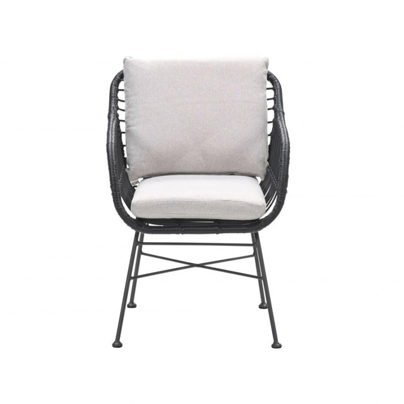 Garden Impressions Margriet Dining Fauteuil - Zwart/Dessert Sand - Afbeelding 2