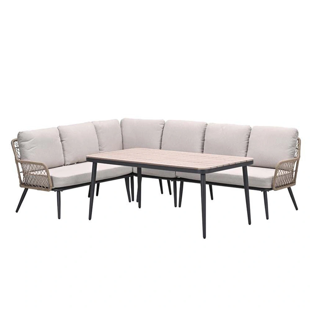 Garden Impressions Allasio Lounge- diningset 5 dlg - Dessert Sand
