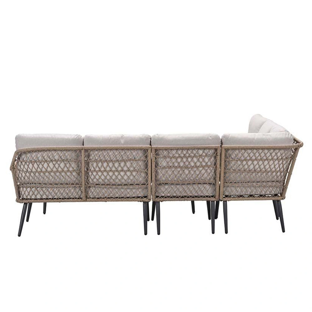 Garden Impressions Allasio Lounge- diningset 5 dlg - Dessert Sand - Afbeelding 3