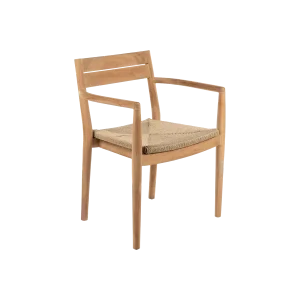 Kayu Teak Tuinstoel Gevlochten